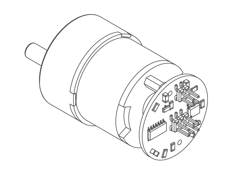 servo motor position control project clipart