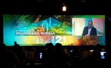 Founder of TED, Richard Saul Wurman, talking at ESRI 2010
