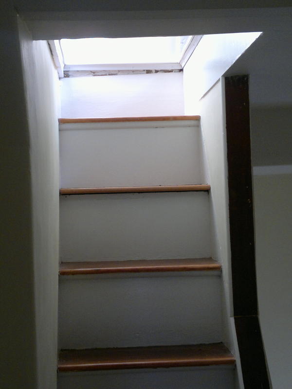 steep stairs