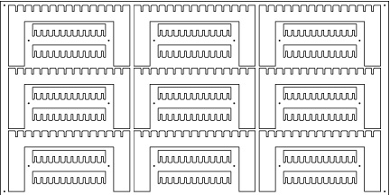 layout of all pieces