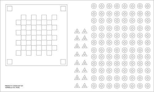 vernelle noel, design, mit, press fit, chess set, press fit chess set, how to make almost anything, 