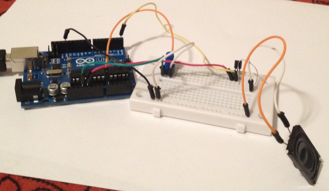 arduino mic and speaker