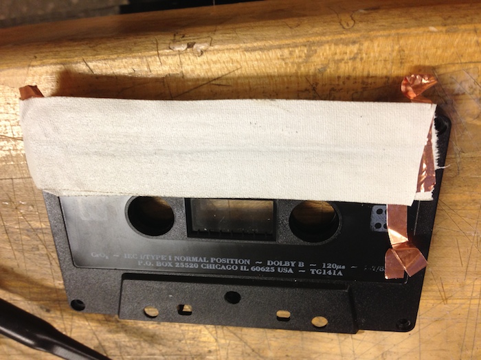 The cassette sensor when finished