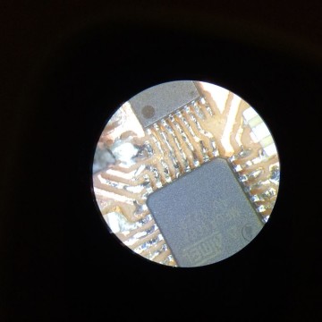 Magnified PCB 1
