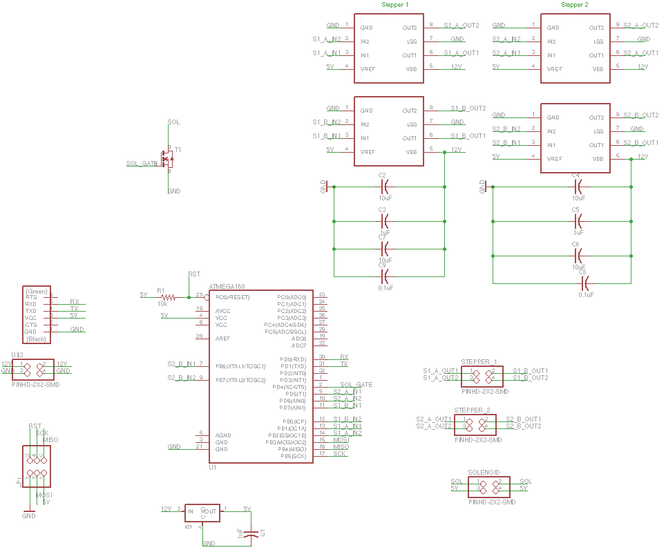 double stepper board schematic
