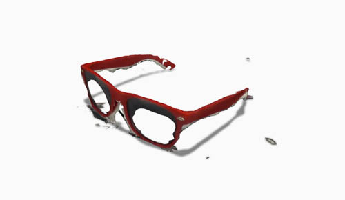 Red glasses 123D catch