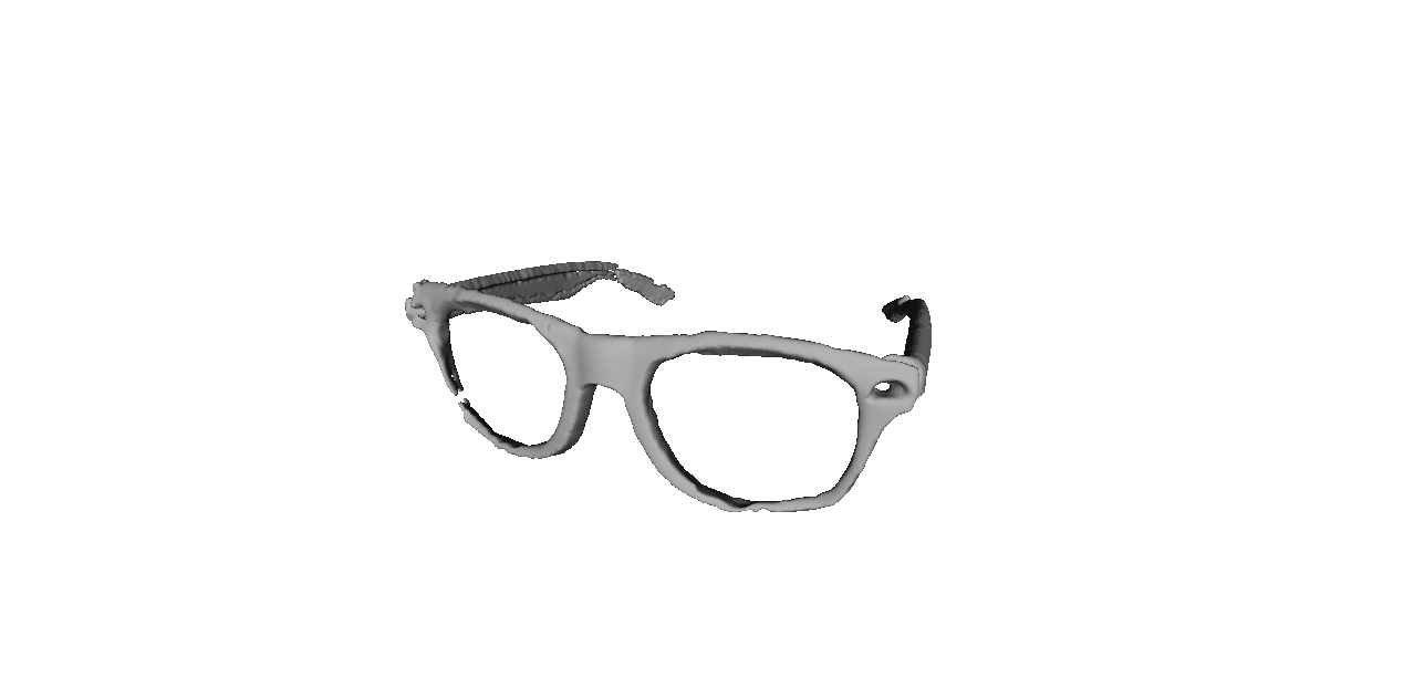 finished mesh of glasses