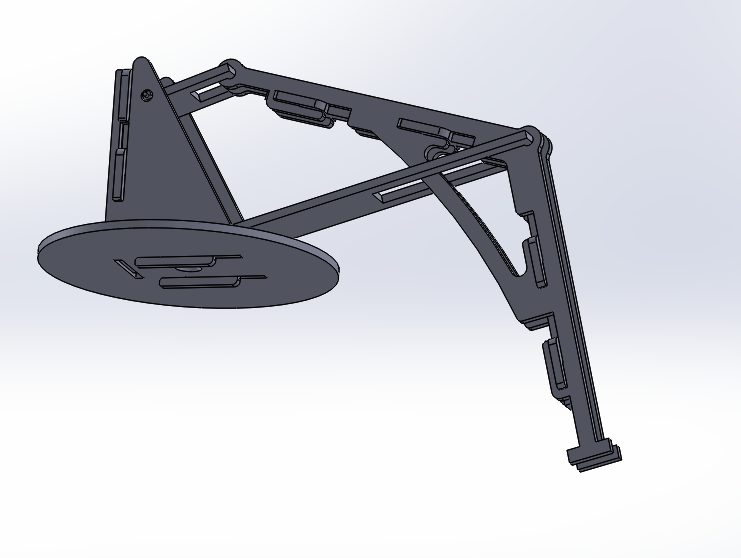 SOLIDWORKS assembly of leg