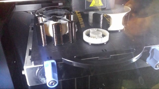 while in the printer