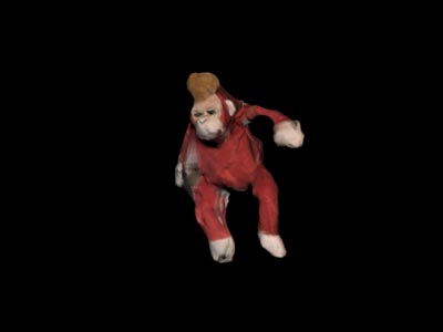 Raw monkey output from 123D catch. 125,000 faces in total.