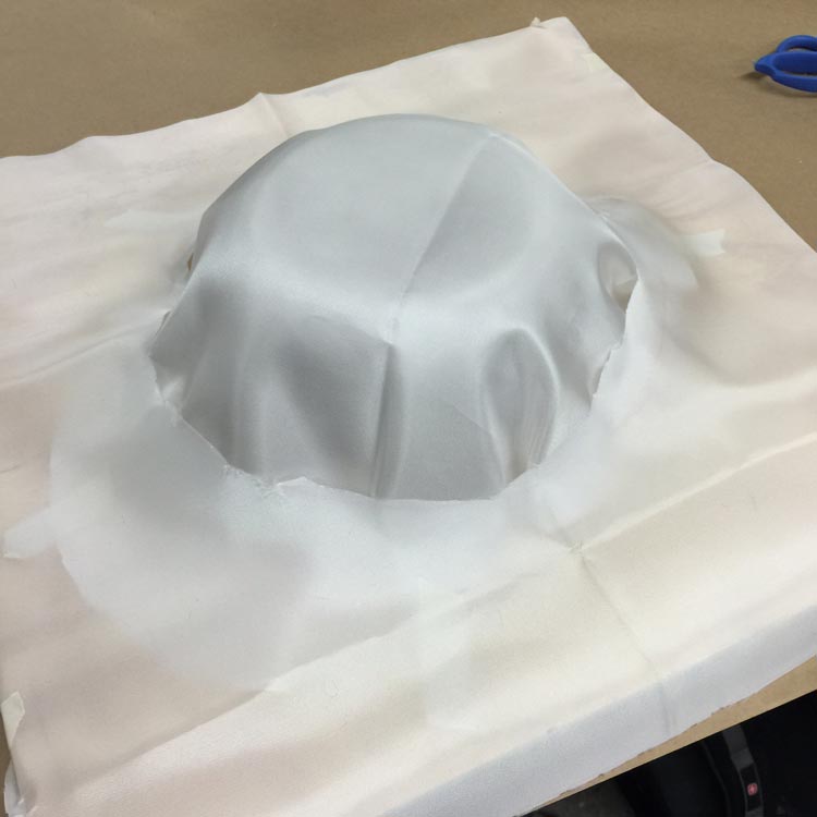 First layer on the mold is a 'release plastic'