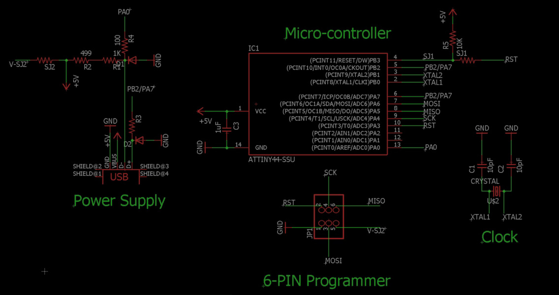 second attempt at fabISP schematic