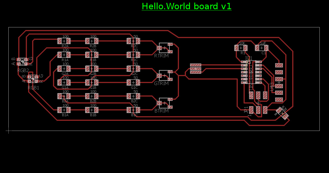 HelloWorld echo board v1