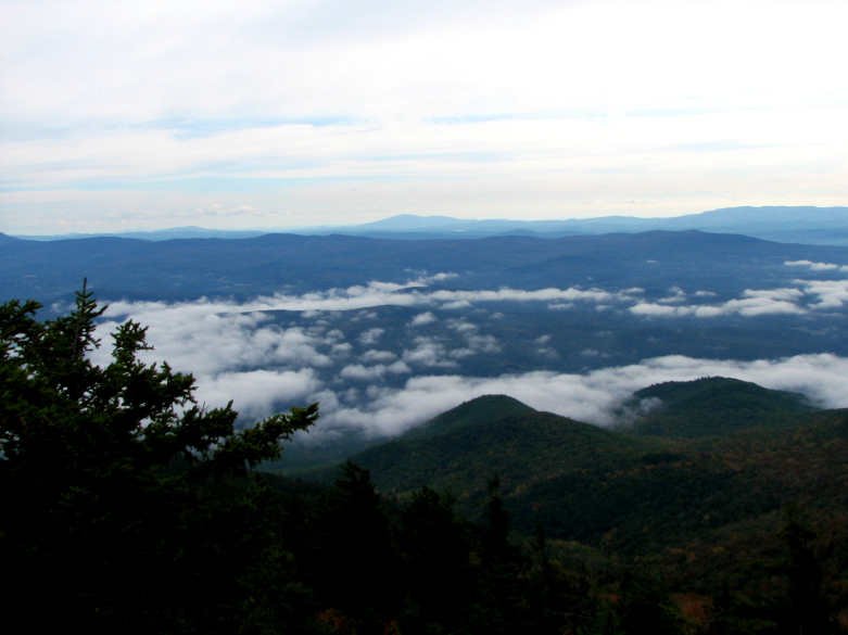 view from Ascutney summit, Circa 2007.