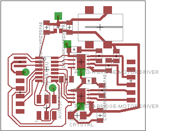 Eagle image of the stepper driver