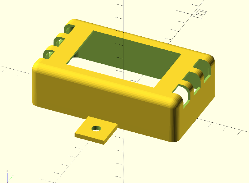 OpenSCAD rendered model