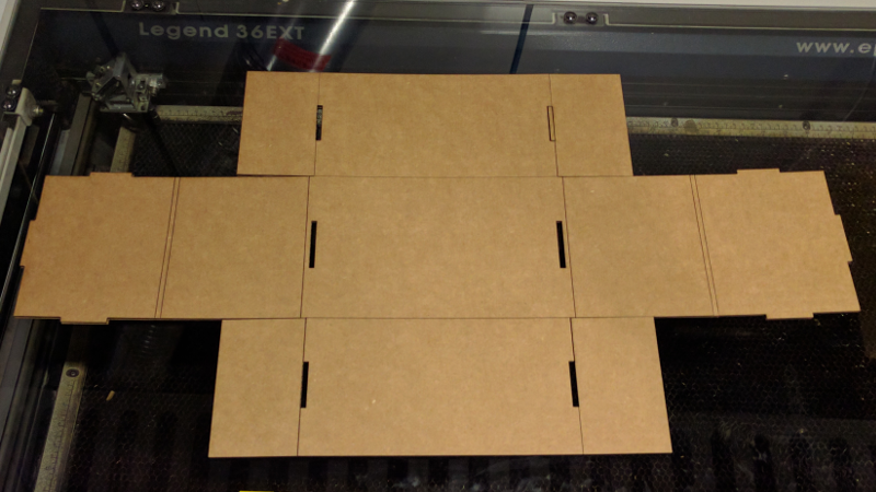 flat cardboard box