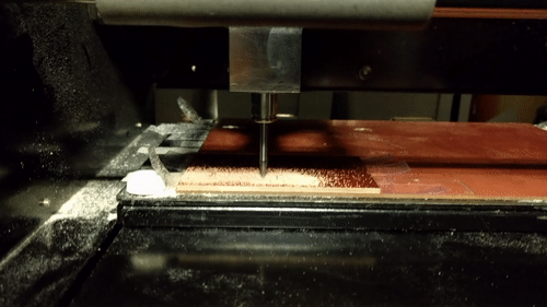 Loop of Modela milling board