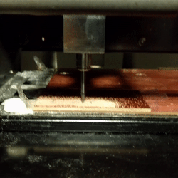 Copper board milling