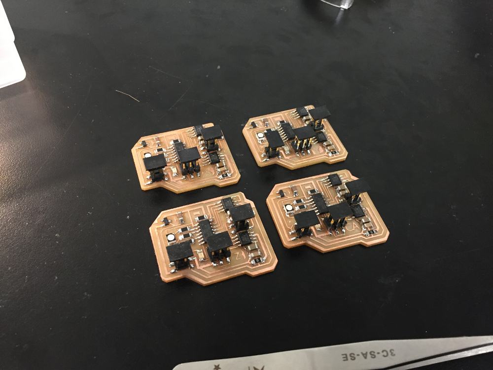 fully soldered boards