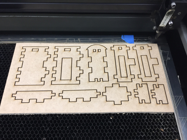 fully laser cut pieces
