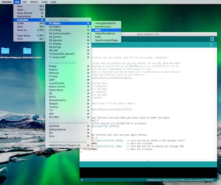 Arduino screenshot