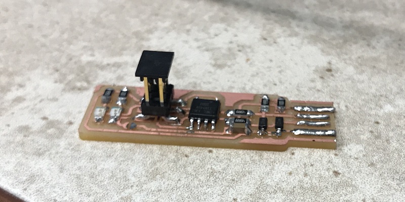 PCB minus solder junction