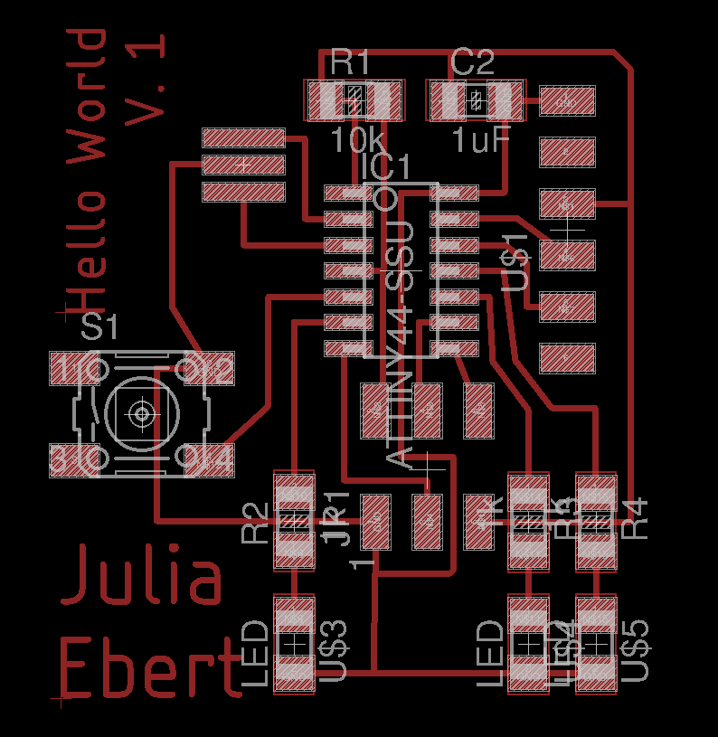 hello world board layout