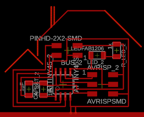 house nodes designed in eagle: house node 3