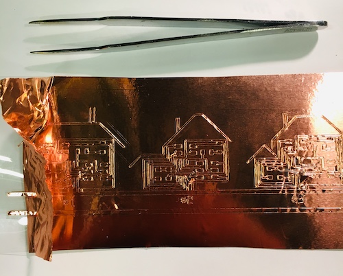 weeding circuit board traces