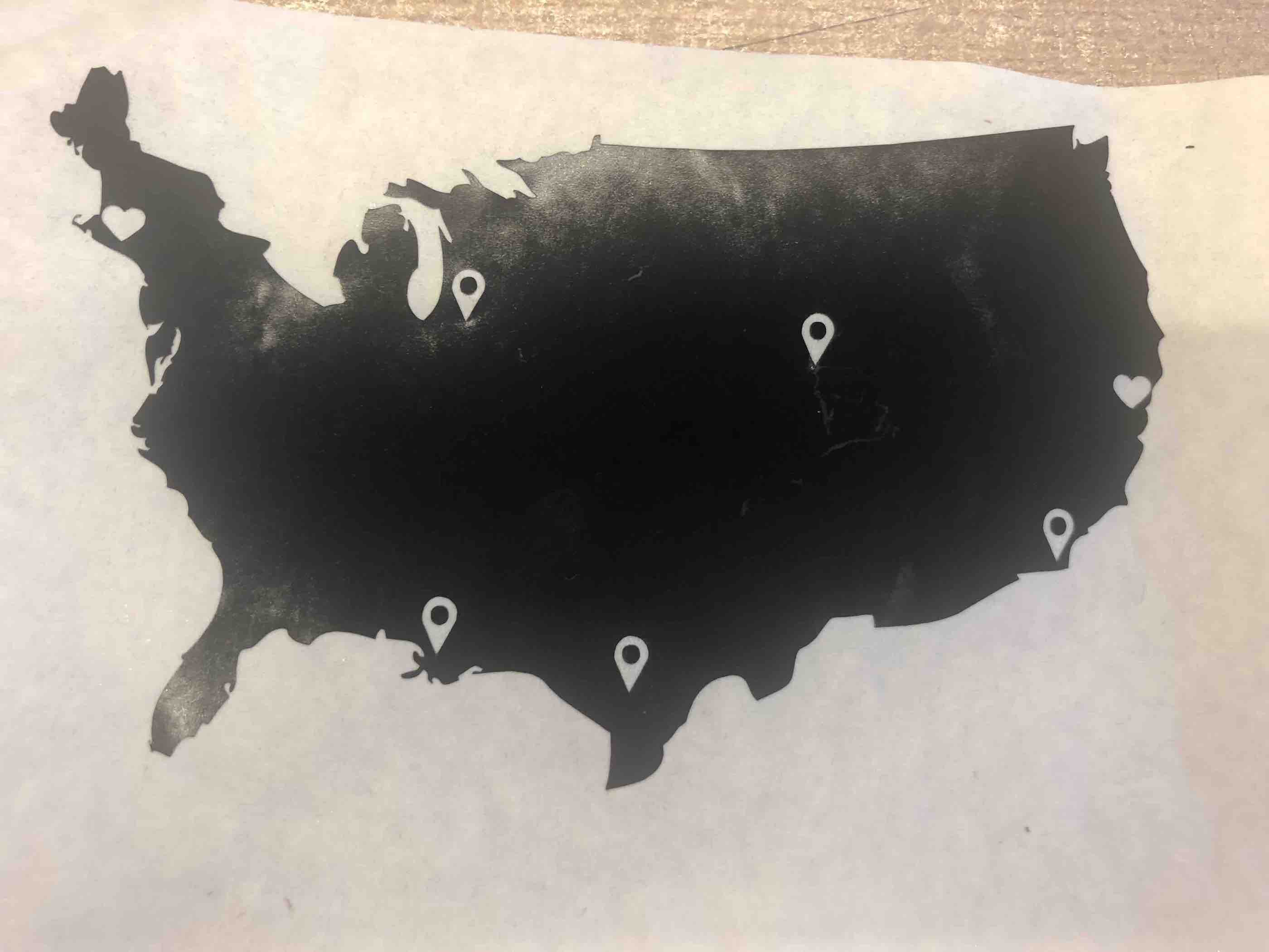 map printed