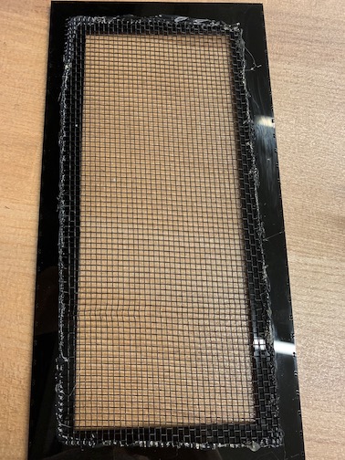 Mesh with a protectant