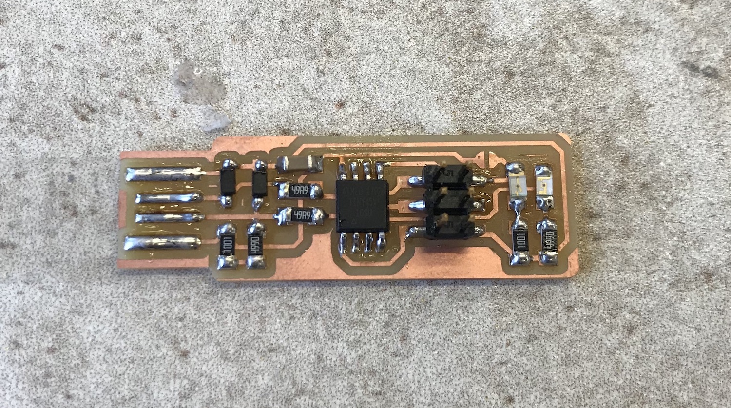 Week 3 - PCB Milling & Soldering