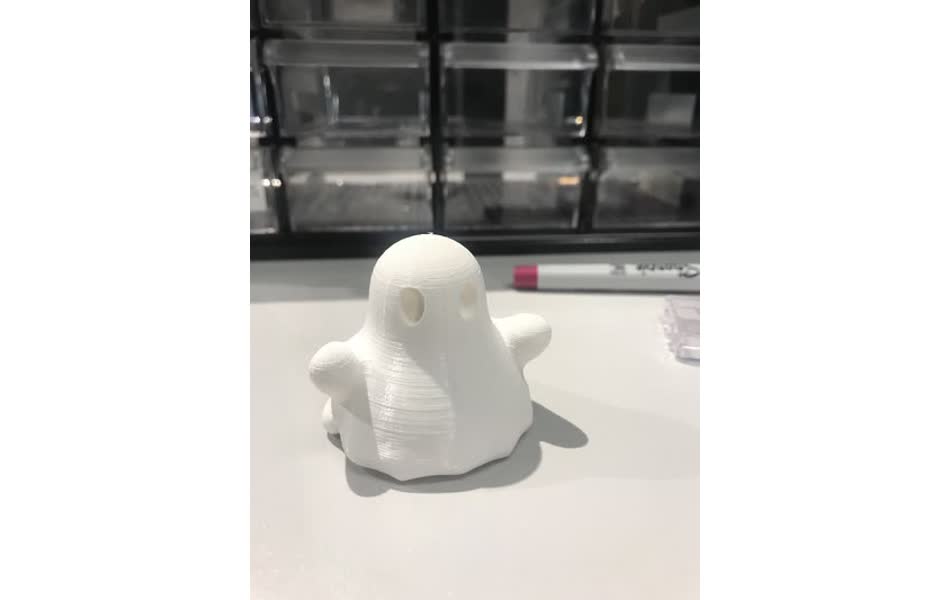 printed ghost