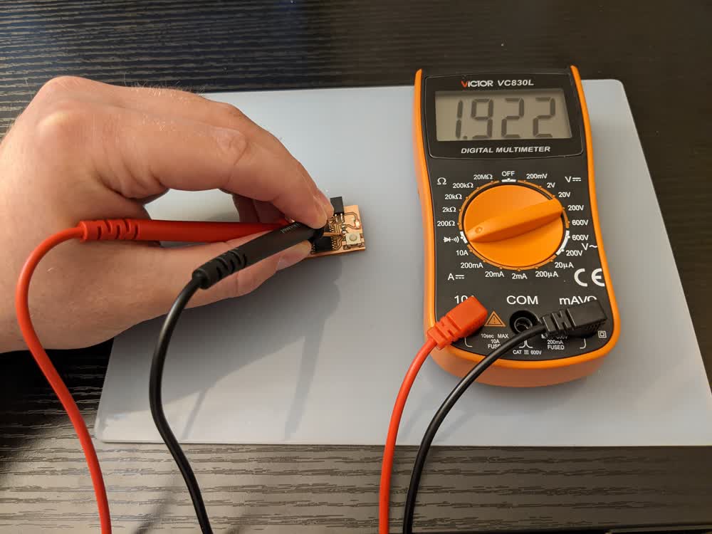 Testing LED with Multimeter