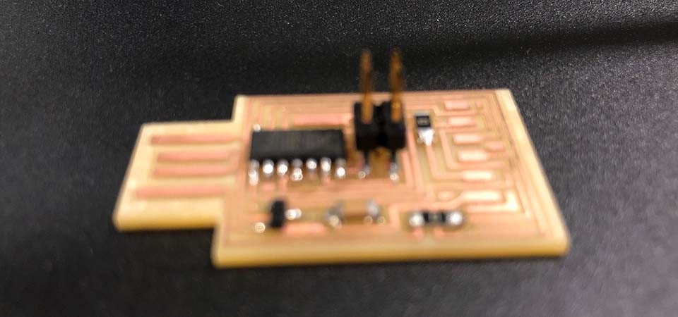 Entire board soldered