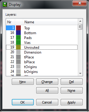 Showing other layers might mess up the traces