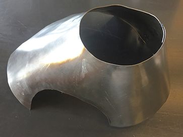 Metal cone with large openings