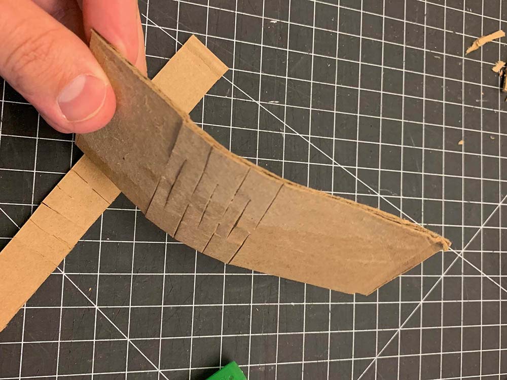 Cutting Cardboard Experiment