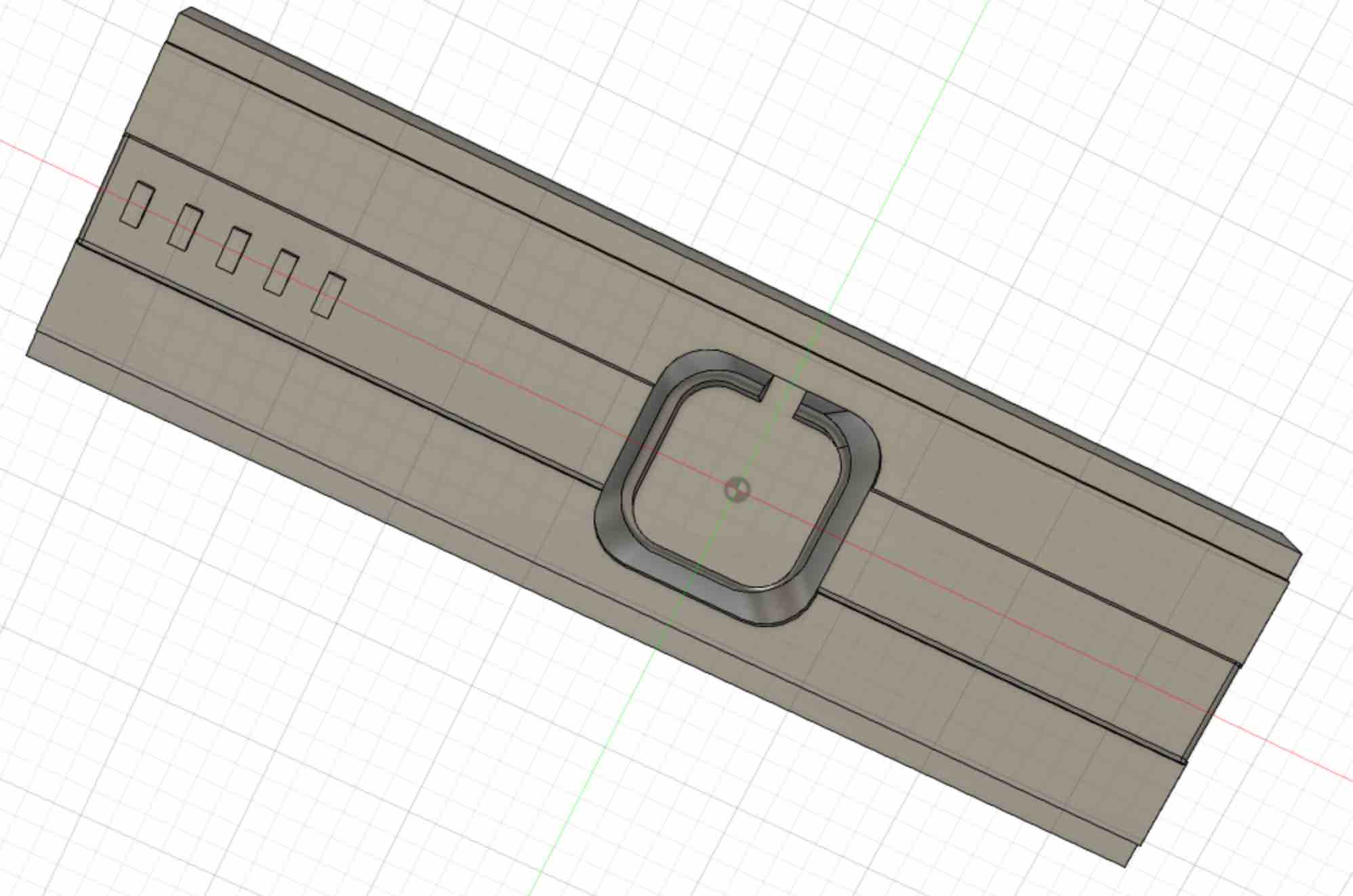 Interface strap for milling and casting.