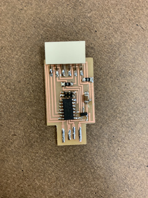 Board with removed piece
