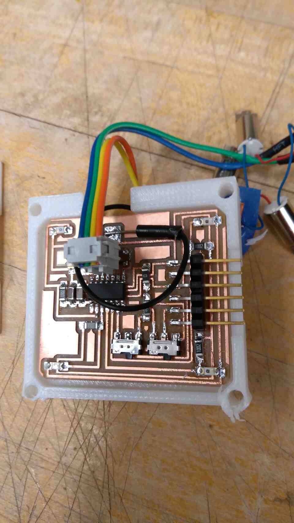 PCB inserted