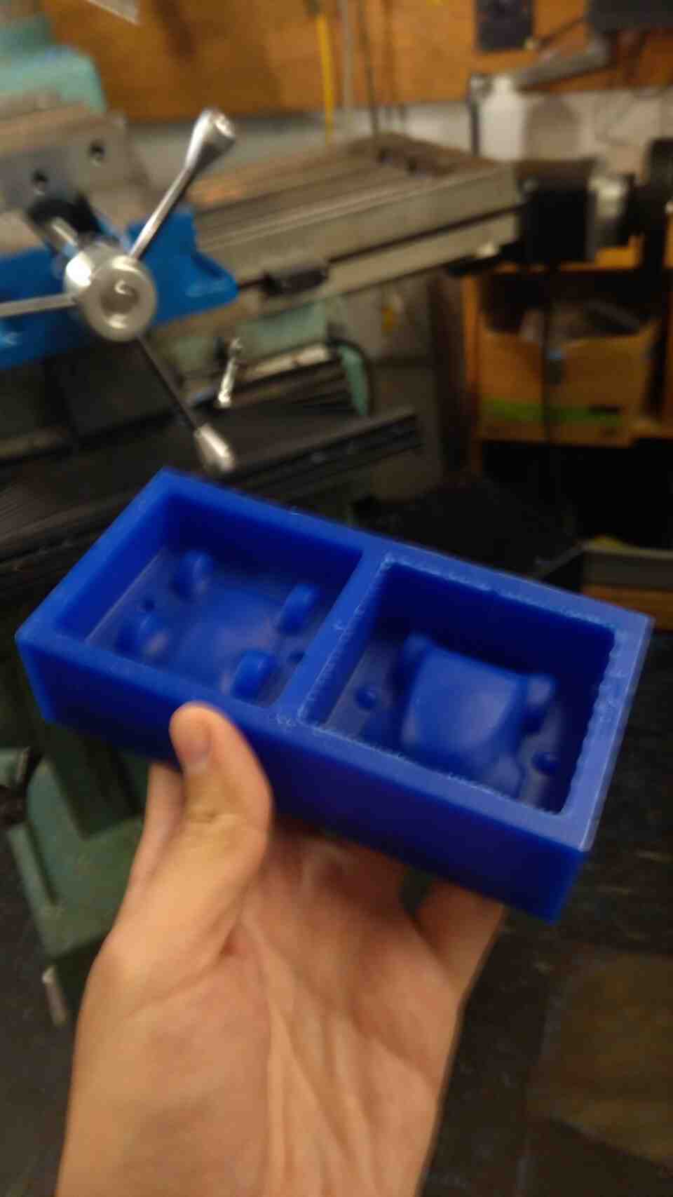 resulting wax mold