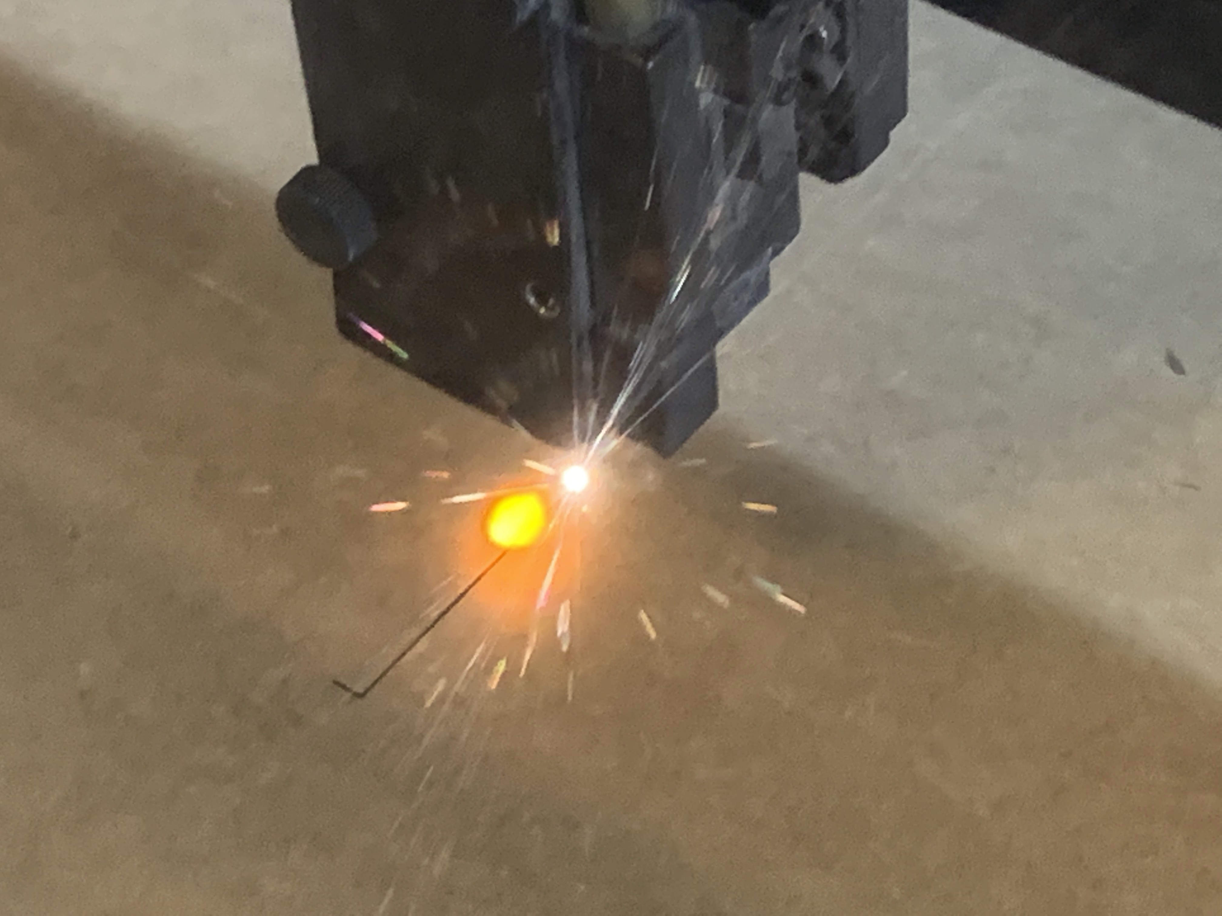 Laser Cutting in Motion