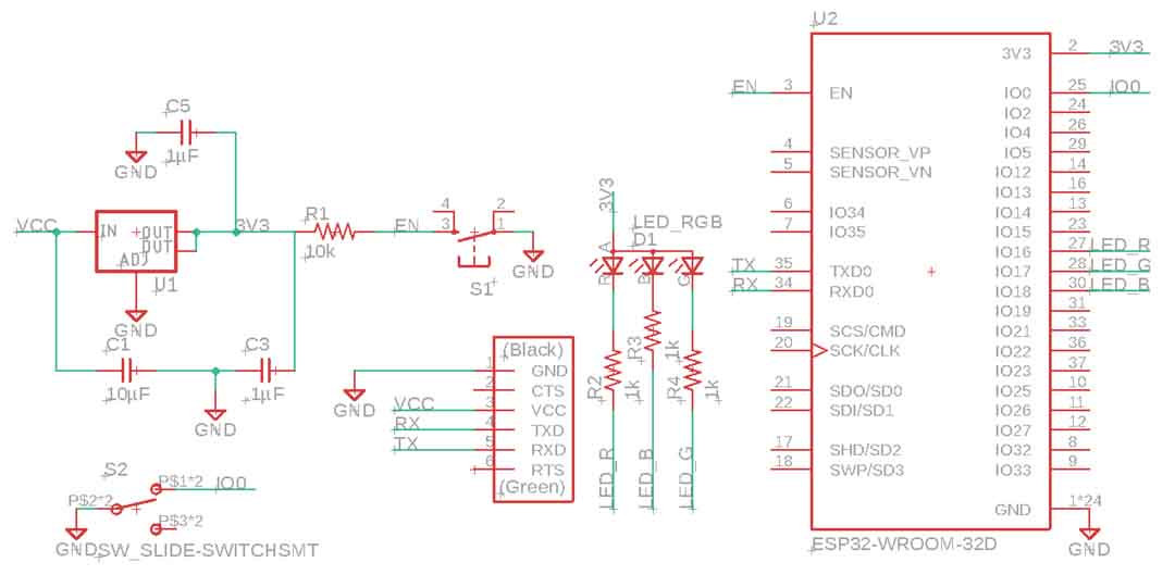 Wifi RGB schematic