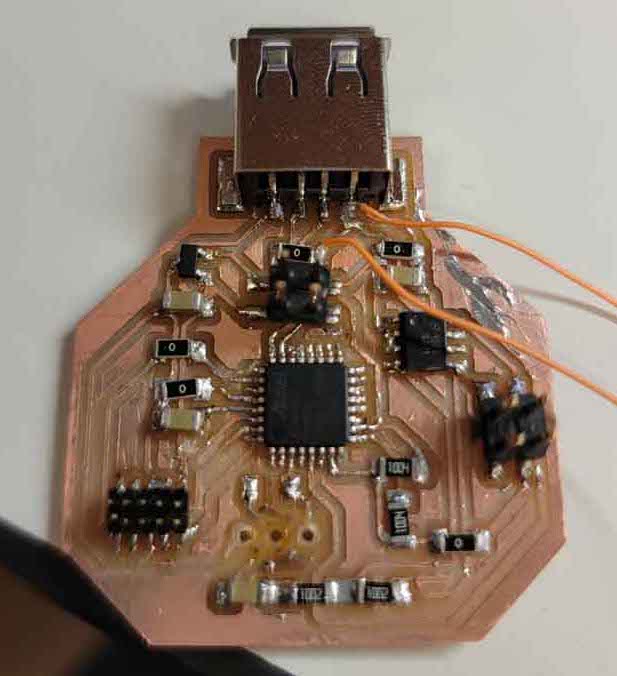 board with wires