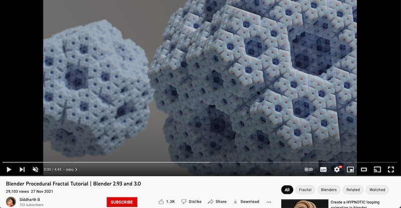 screenshot of a youtube video on designing a dodecahedron