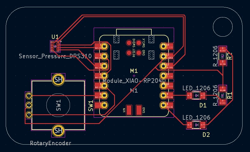 first pass of PCB