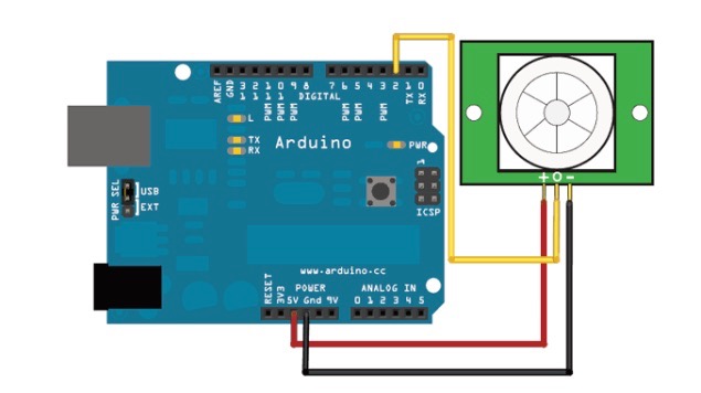 Wiring PIR Sensor to Arduino