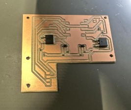 Reflow soldered PCB